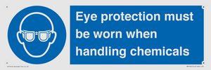 MP7545: Eye protection must be worn when handling chemicals