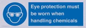 MP7545: Eye protection must be worn when handling chemicals