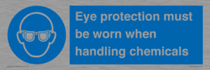 MP7545: Eye protection must be worn when handling chemicals