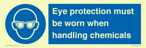 MP7545: Eye protection must be worn when handling chemicals