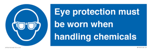 MP7545: Eye protection must be worn when handling chemicals