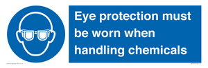 MP7545: Eye protection must be worn when handling chemicals