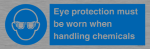 MP7545: Eye protection must be worn when handling chemicals