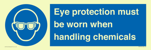 MP7545: Eye protection must be worn when handling chemicals