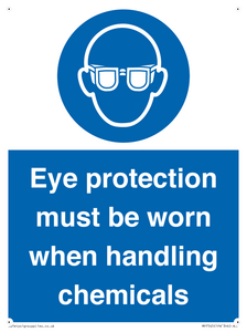 MP7545: Eye protection must be worn when handling chemicals