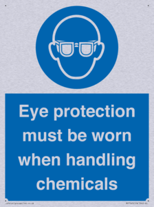 MP7545: Eye protection must be worn when handling chemicals