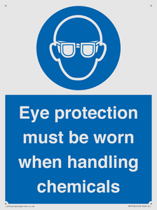 MP7545: Eye protection must be worn when handling chemicals