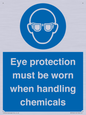 MP7545: Eye protection must be worn when handling chemicals