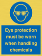 MP7545: Eye protection must be worn when handling chemicals