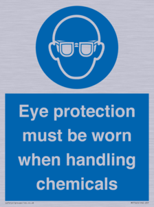 MP7545: Eye protection must be worn when handling chemicals