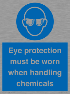 MP7545: Eye protection must be worn when handling chemicals