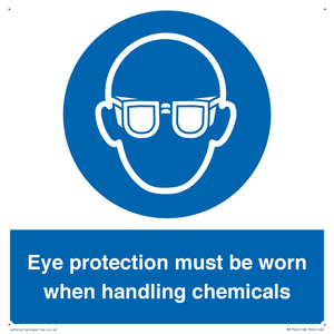 MP7545: Eye protection must be worn when handling chemicals