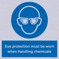 MP7545: Eye protection must be worn when handling chemicals