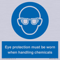 MP7545: Eye protection must be worn when handling chemicals