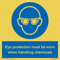 MP7545: Eye protection must be worn when handling chemicals