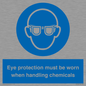 MP7545: Eye protection must be worn when handling chemicals