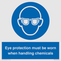 MP7545: Eye protection must be worn when handling chemicals