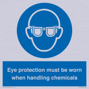 MP7545: Eye protection must be worn when handling chemicals