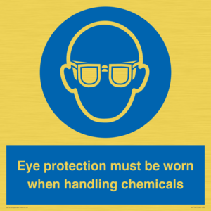 MP7545: Eye protection must be worn when handling chemicals