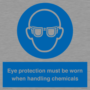 MP7545: Eye protection must be worn when handling chemicals
