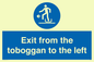 MP7546: Exit from the toboggan to the left