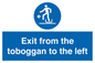 MP7546: Exit from the toboggan to the left