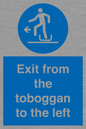 MP7546: Exit from the toboggan to the left