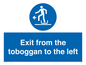 MP7546: Exit from the toboggan to the left
