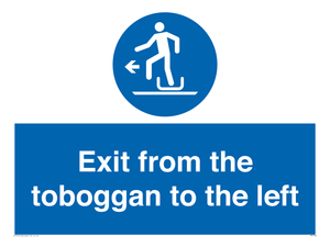 MP7546: Exit from the toboggan to the left