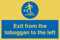 MP7546: Exit from the toboggan to the left
