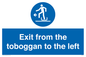 MP7546: Exit from the toboggan to the left