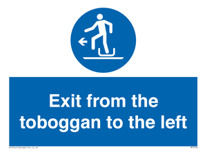 MP7546: Exit from the toboggan to the left