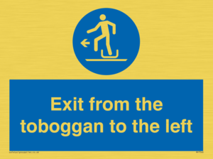 MP7546: Exit from the toboggan to the left
