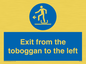 MP7546: Exit from the toboggan to the left