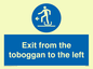 MP7546: Exit from the toboggan to the left