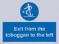 MP7546: Exit from the toboggan to the left