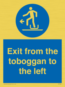 MP7546: Exit from the toboggan to the left