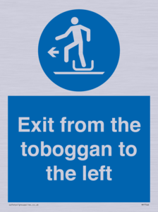 MP7546: Exit from the toboggan to the left