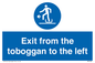 MP7546: Exit from the toboggan to the left