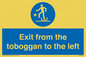 MP7546: Exit from the toboggan to the left