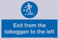 MP7546: Exit from the toboggan to the left