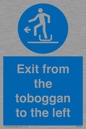 MP7546: Exit from the toboggan to the left