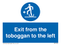 MP7546: Exit from the toboggan to the left