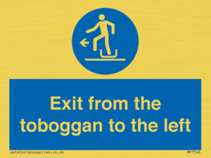 MP7546: Exit from the toboggan to the left