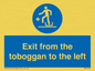 MP7546: Exit from the toboggan to the left