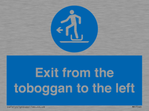 MP7546: Exit from the toboggan to the left