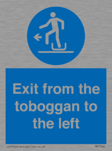 MP7546: Exit from the toboggan to the left