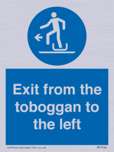 MP7546: Exit from the toboggan to the left