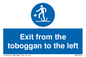 MP7546: Exit from the toboggan to the left