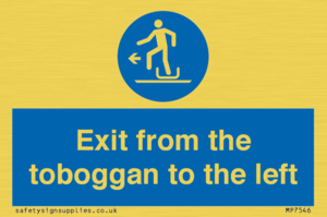 MP7546: Exit from the toboggan to the left